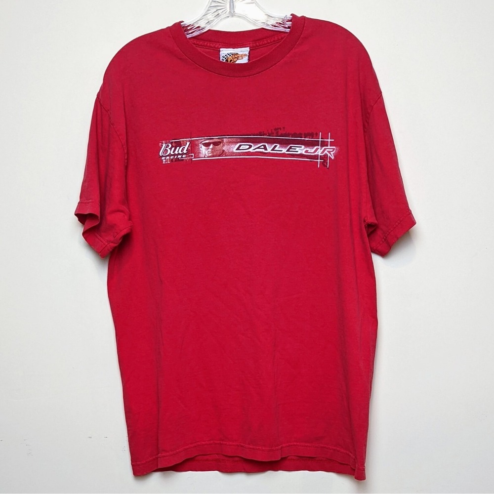 VTG Dale Earnhardt Jr Budweiser 2003 Y2K Winston Cup Series Schedule Shirt Large